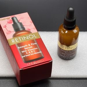 RETINOL SMOOTH & FIRM SERUM With Vitamins A, B & C And Dead Sea Minerals